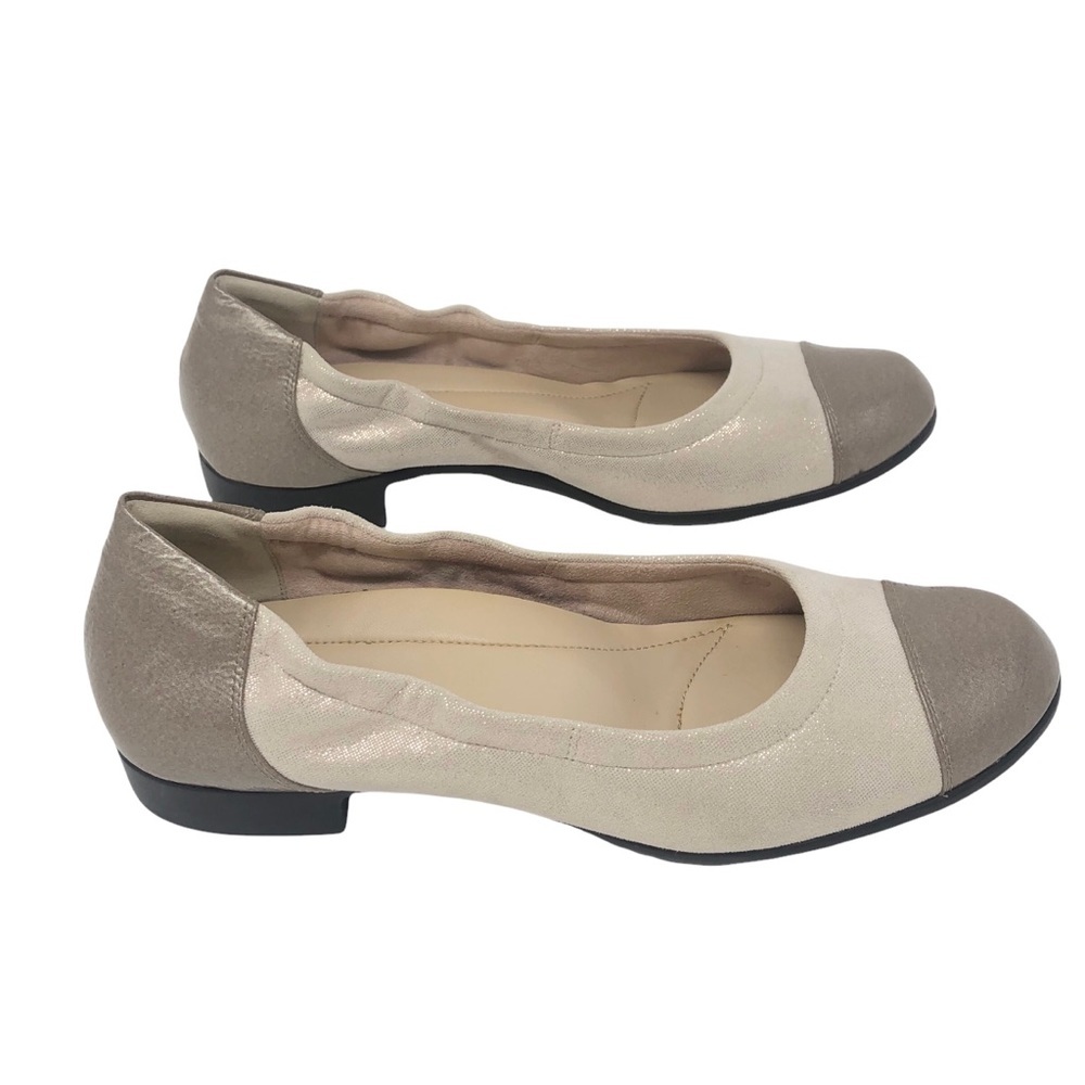 Akaishi Tsuki Cap Toe Flats in Pearl Pink - Picture 6 of 10